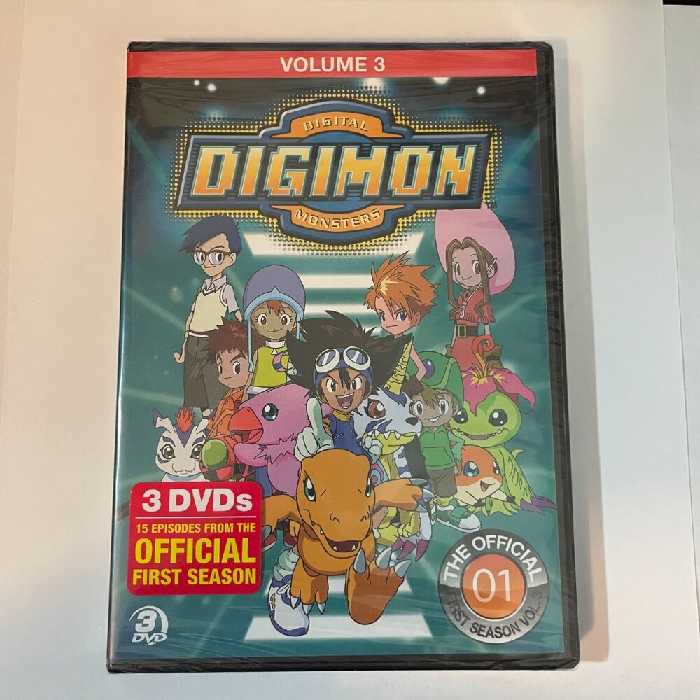 Digimon - Digital Monsters - Volume 3 - The Official 1st Season - 3 DVDs